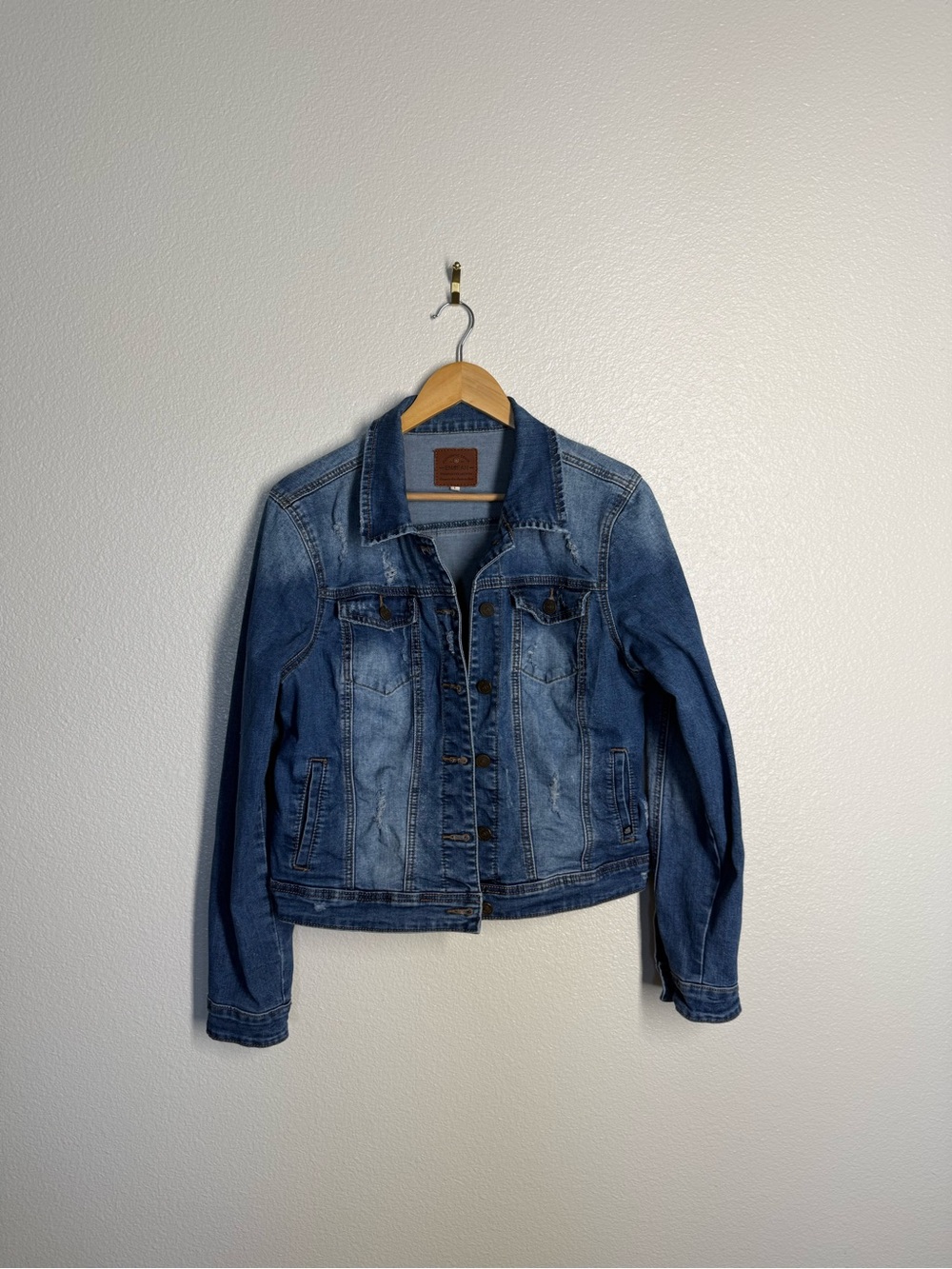 Women's Blue Denim Jacket - Classic Casual Jean Jacket